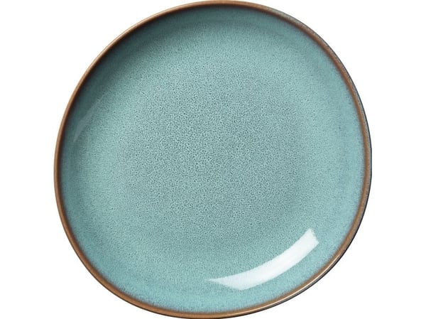 Villeroy & Boch Lave, Dessertfat, Oval, Leire, Turkis, 280 mm, 270 mm