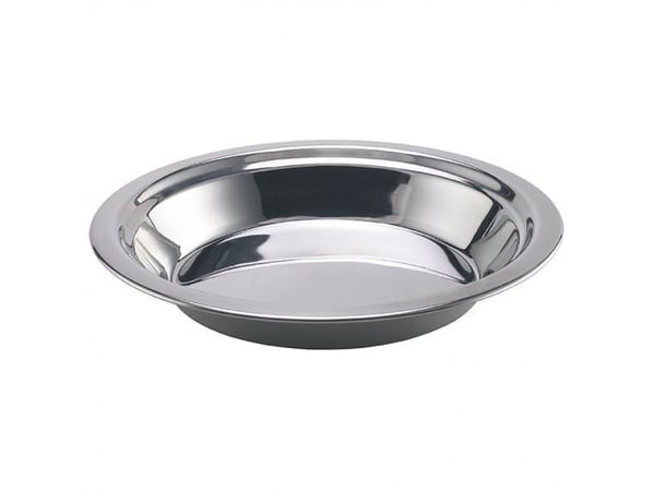 Laken tallerken i rustfritt stål 22 cm