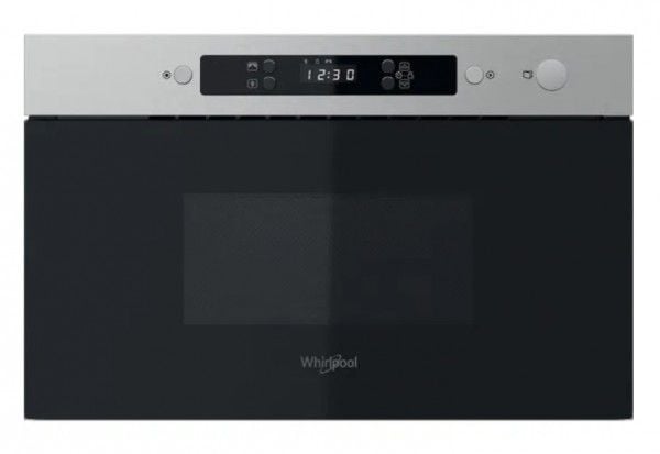 Whirlpool Microwaves, Innebygget, Solo mikrobølge ovn, 22 l, 750 W, Innebygd skjerm, LCD