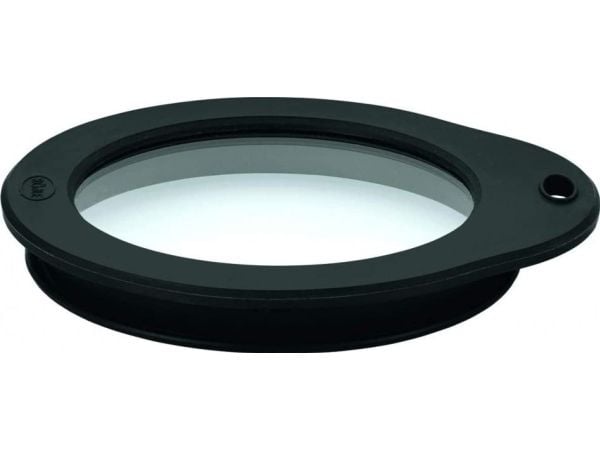 Rösle lokk til fersk mat 10 cm glass/silikon transparent/svart