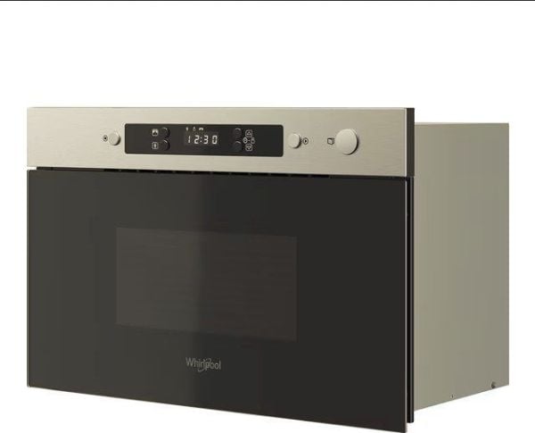 Whirlpool Microwaves, Innebygget, Solo mikrobølge ovn, 22 l, 750 W, Innebygd skjerm, LCD