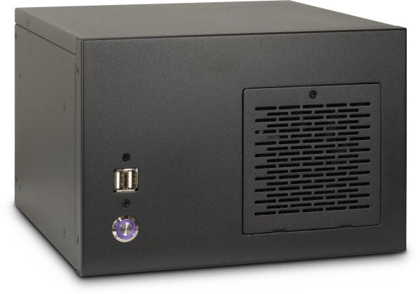 Inter-Tech S31B, Midi Tower, Palvelin, Musta, ITX, 12,5 cm, 16 cm