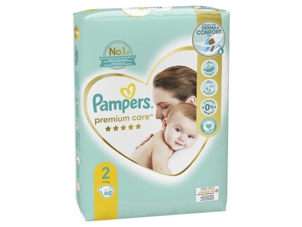 Pampers vaipat Premium Care 2, 4-8 kg, 68 kpl.