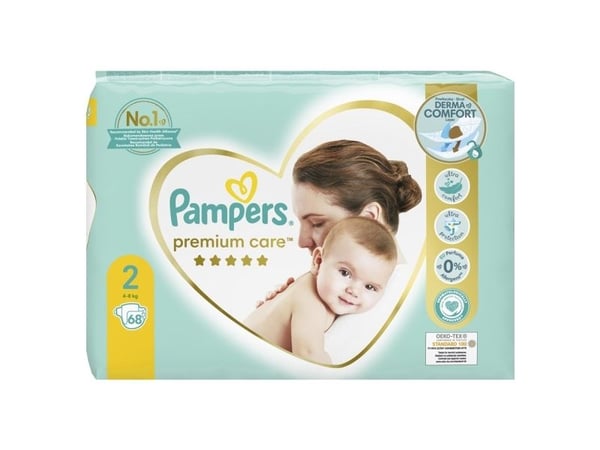 Pampers vaipat Premium Care 2, 4-8 kg, 68 kpl.