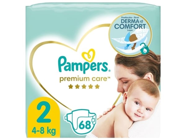 Sauskelnės Pampers Premium Care Value Pack, 2 dydis, 68 vnt.