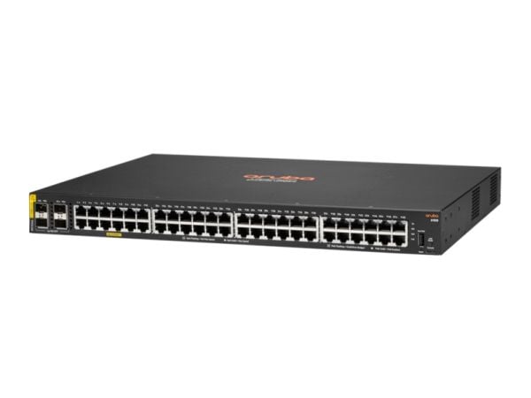 HPE Aruba Networking CX 6100 48G Class4 PoE 4SFP+ 740W Switch - Switch - L3 - Administrerad - 48 x 10/100/1000 (PoE+) + 4 x 1 gigabit/10 gigabit SF...