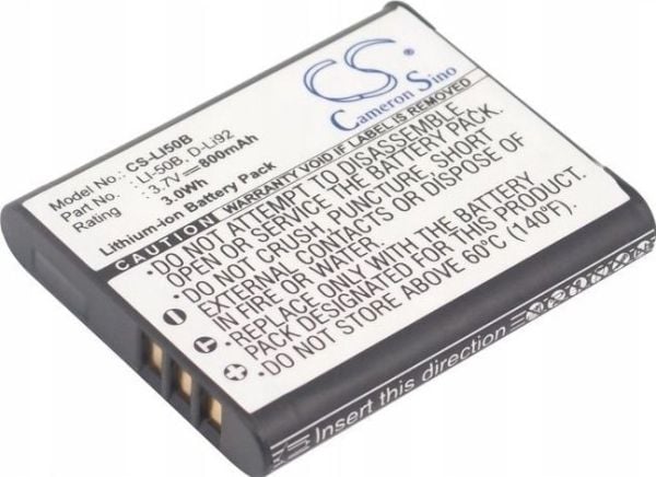 Cameron Sino batteri Li-50b til Olympus/Ricoh/Pentax m.fl.