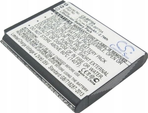 Cameron Sino-batteri BP-70A/SLB-70A for Samsung / CS-BP70A