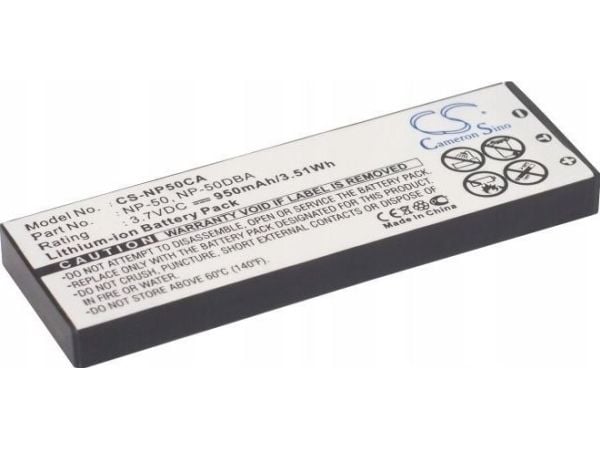Cameron Sino batteri NP-50 / NP-50DBA til Casio / CS-NP50CA