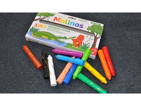 Malinos 301035, 12 stykker, Flerfarget, Rund