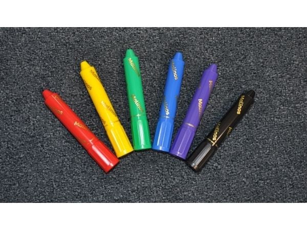 Malinos vahakynät Wax Crayon Magic 6 väriä 3+