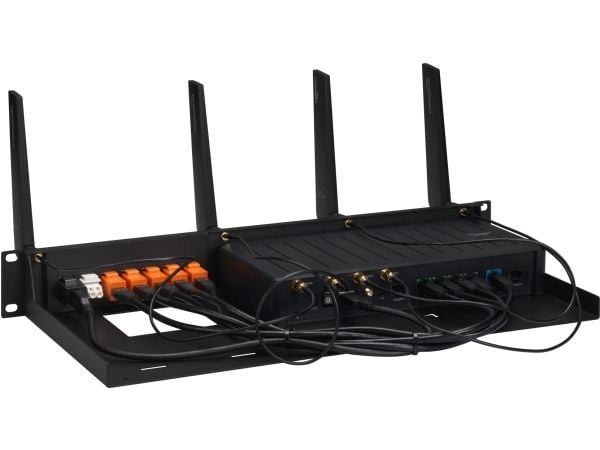 Rackmount.IT RM-CR-T1, Brannmur-rackmontering, Sort, 1.3U, MERAKI Z4, 483 mm, 216 mm
