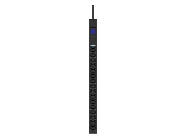 PowerWalker 10133027, Målte, 0U, Vertikal, Sort, 16 AC-utganger, C13 kopling