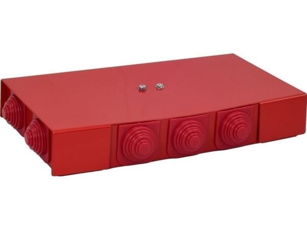 Simet brandskyddsbox PIP-2AN R2x3x4 rektangulär, E90, förgreningsdosa, mått 88x30x166mm, röd 84622646