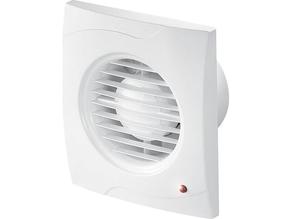 Awenta baderomsvifte Silence WZ100F Ø100mm 75m3/h 4,4W 230V med fotocelle og tidsbryter hvit