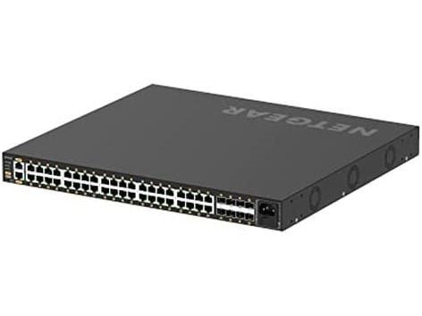 NETGEAR AV Line M4250-40G8F-PoE+ - Switch - L3 - Styrt - 40 x 10/100/1000 (PoE+) + 8 x 1000Base-X SFP - side til side-luftflyt - rackmonterbar - Po...