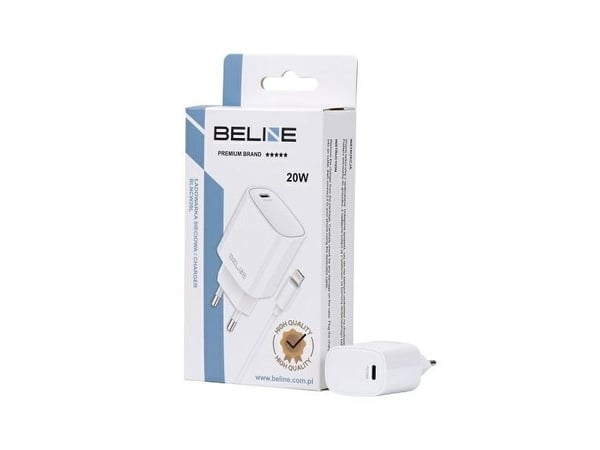 Beline nettlader 20W USB-C + Lightning-kabel