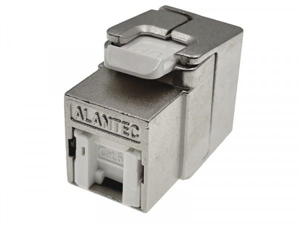 Alantec RJ45 cat.6 PoE+ STP keystone-moduuli (RJ45)