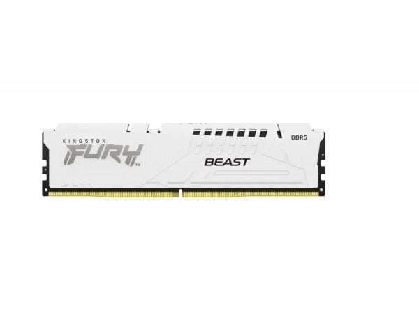 KINGSTON FURY Beast 16GB DIMM DDR5 5200MT/s DDR5 CL40 Valkoinen XMP XMP