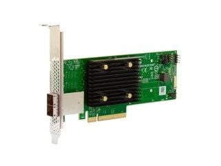 Broadcom HBA 9500-8e, PlayStation Network, SAS, Full høyde/lav profil, Grønn, Grå, 5000000 timer, Australia/New Zealand (AS/NZS CISPR 22), Canada I...