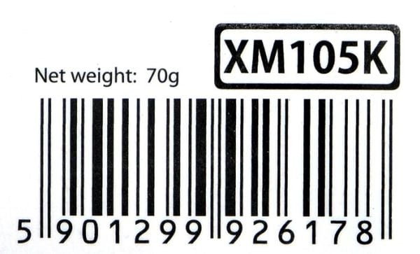 Trådlös mus MYSZ XM105W 3D 2,4 GHz svart