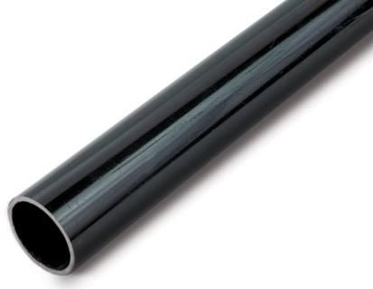 DIETZEL stålrör 16 mm svartlackerad metall 1250 N -45 till +250 °C klassificering 44561 - (3 meter)