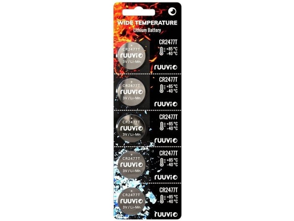 CR2477T-batteri, 5 stk