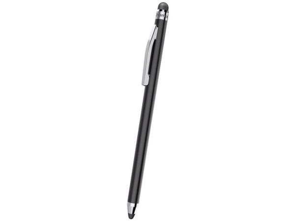 Hama Twin-Stylus, Nettbrett, Alle merker, Svart, Kapasitiv, Svart, Aluminium