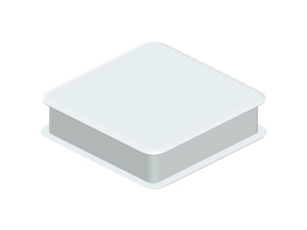 TEKO TEK-MBD.0 Elektronik kabinet 103.36 x 103.36 x 27.8 Plastic Transparent 1 stk
