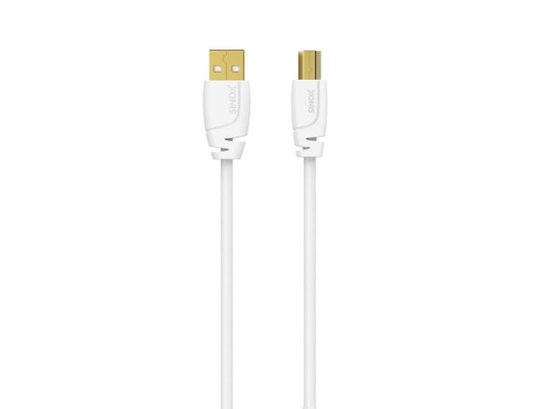 Sinox USB 2.0 tulostinkaapeli. 5m. Valkoinen