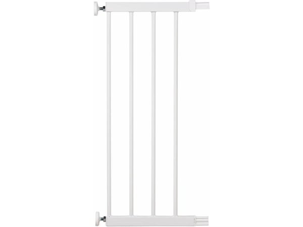 Safety 1st Auto Close, Trappegrindsforlengelse, Hvit, Stål, 1 stykker, Flat Step, Auto Close, Easy Close Metal and Essential Metal Gate, 280 mm