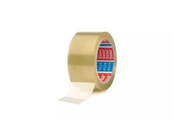 Pakketape tesa® 4024 PP 50 mm x 66m transparent - (6 ruller/pakke)