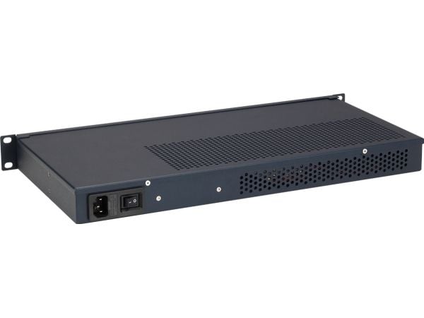 Rackmount.IT PI-RACK RM-PI-T1 - Rackmount-paketti - virtalähteellä - RAL 9004, musta - 1U - 19"