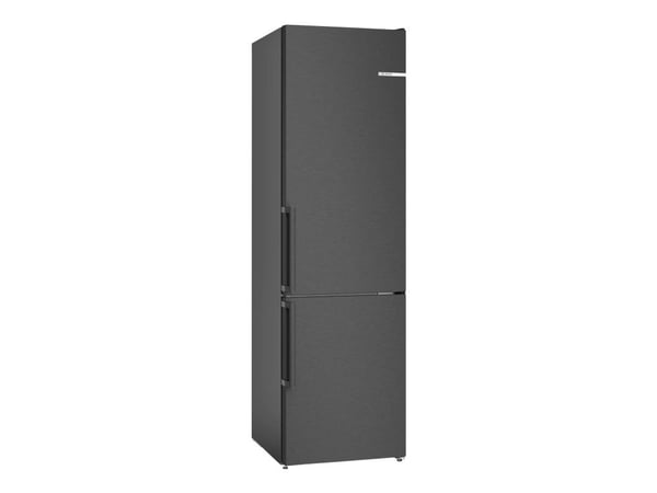 Bosch Serie | 4 KGN36VXCT - Kylskåp/frys - bottenfrysskåp - bredd: 60 cm - djup: 66.5 cm - höjd: 186 cm - 321 liter - Klass C - svart inox