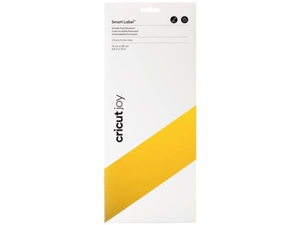 Cricut Joy Smart Label – Harrastustarvikkeet – 14 x 33 cm – 4 arkkia – kulta – pysyvä – vinyyli