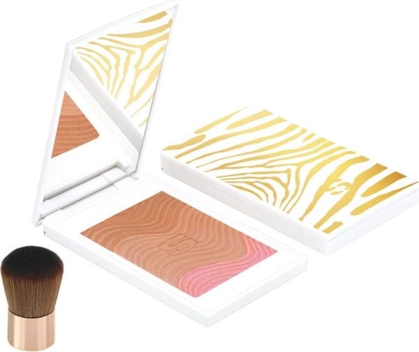 Sisley Phyto-Touche Sun Glow Powder, Kombinerad hud, Medium, Trio Miel Cannelle, Box, Rödhet, Brons, Strålning, Pressat puder