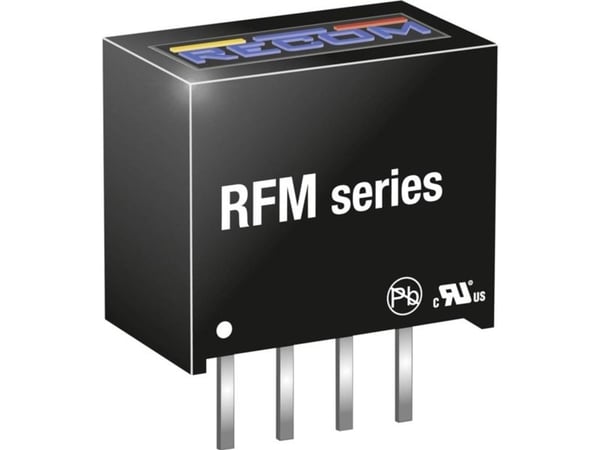RECOM RFM-0505S DC/DC-muunnin 5 V 5 V 0,2 A 1 W Lähtöjen määrä: 1 x Sisältö 1 kpl