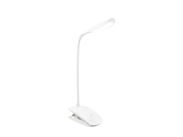 ColorWay - Bordlampe - LED - klemmemonterbar - 1.5 W - hvitt lys - 5500-6000 K - hvit
