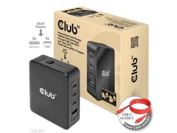 CLUB3D CAC-1917, 140 W