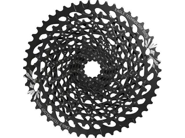 SRAM XG-1275 Eagle, Sykkelkassett, Stål, Svart, SRAM GX Eagle