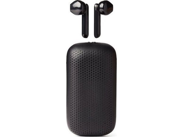 Lexon Speakerbuds LA127N trådlösa on-ear hörlurar med högtalare svart