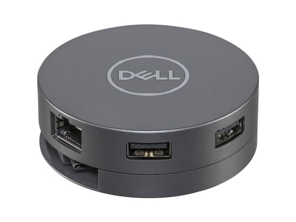 Dell Mobile Adapter DA310 - Dokkingstasjon - USB-C - VGA, DP, HDMI, USB-C - 1GbE