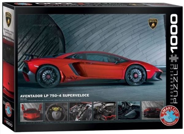 Palapeli Lamborghini Aventador LP7504 - 1000 palaa, 48*68cm