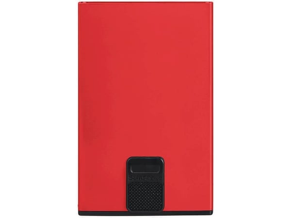 Samsonite Alu Fit, Korttikotelo, Punainen, Alumiini, Yksivärinen, 6 korttia, 64 mm