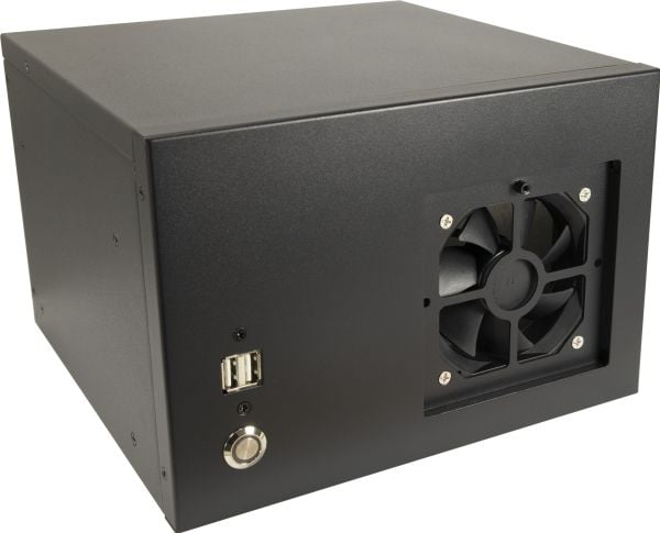 Inter-Tech S31B, Midi Tower, Palvelin, Musta, ITX, 12,5 cm, 16 cm