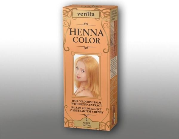 Venita Ziołowe Balsamy Henna Färg 2 Jantar 75 ml