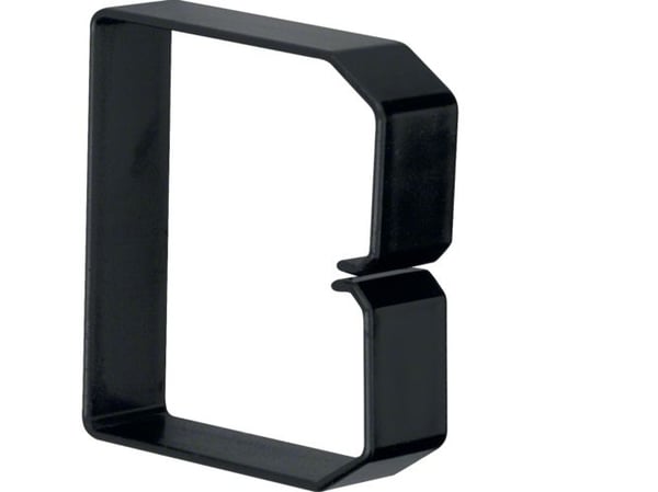 Hager B800803, musta, PVC