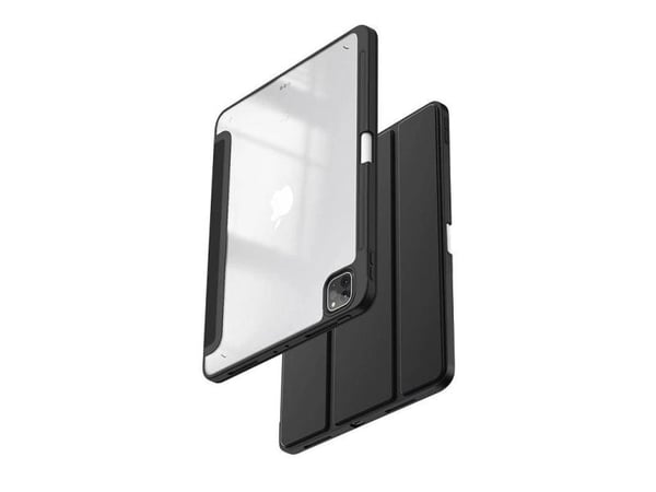 Crong PrimeFolio for iPad Pro 11" (2022-2021) / iPad Air 10.9" (5.-4. generasjon) med stativ og Apple Pencil-lading svart