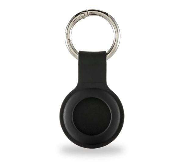 Hama 00215626, Etui, Svart, Silikon, Slagbestandig, Ripebestandig, Apple AirTag, 34 g