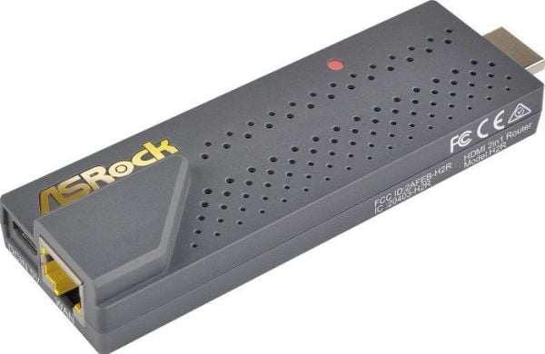 Asrock H2R 2-In-1 Router, Wi-Fi 4 (802.11n), Yksi kaista (2,4 GHz), Ethernet LAN, Kannettava reititin